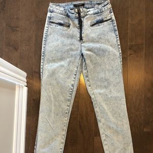 Guess high waisted skinny jeans